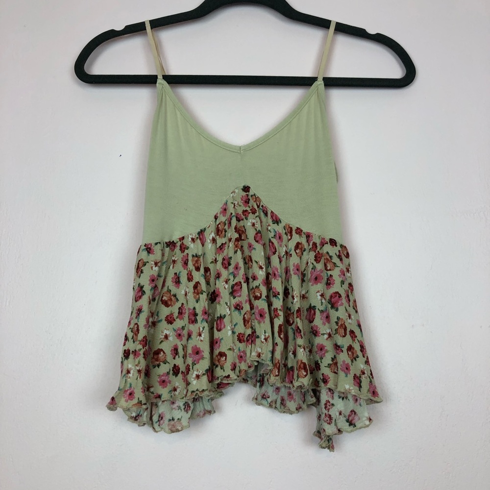 Wet Seal Flowy Crop